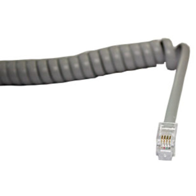 OEM Telefon Spiral Kablosu Gri OEM Telefon Spiral Kablosu Gri